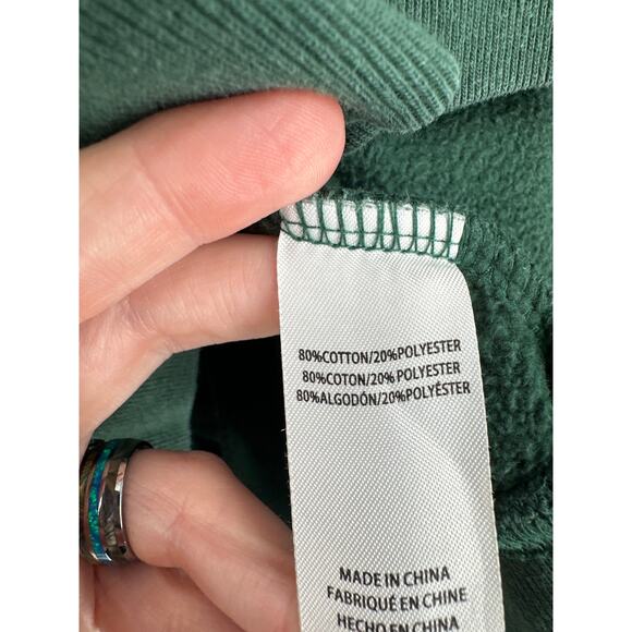 Coney Island Picnic Sweatshirt Womens Medium Green Alpine Ski Pullover Graphic - Picture 4 of 7